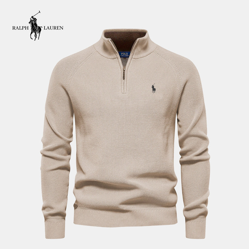 RL® Premium Maglione Uomo con Collo Zip