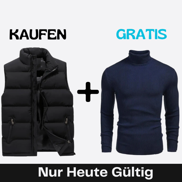 Weste + GRATIS Pullover (RÄUMUNGSVERKAUF)