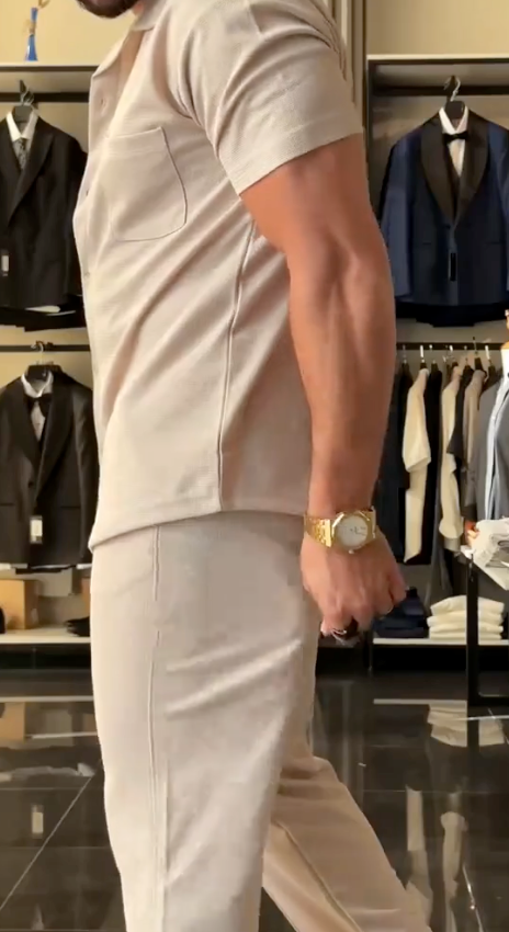 Men's Summer Shirt & Trouser Set